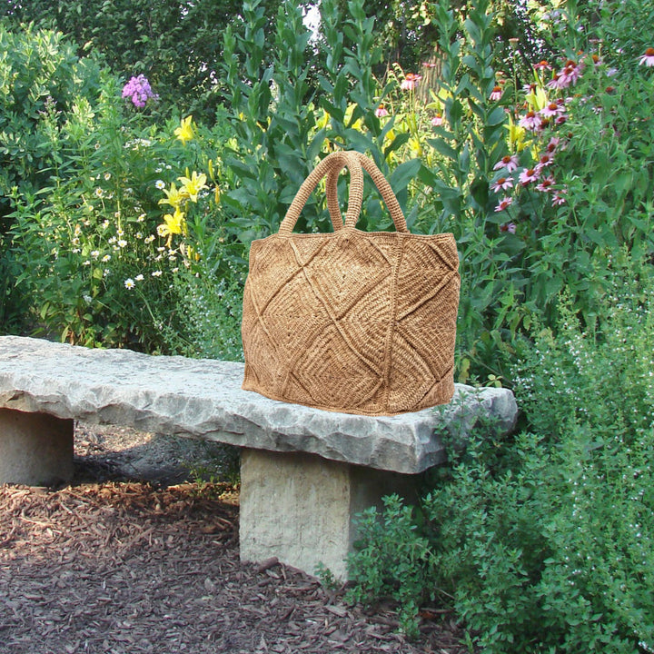 Nico Raffia Tote Bag