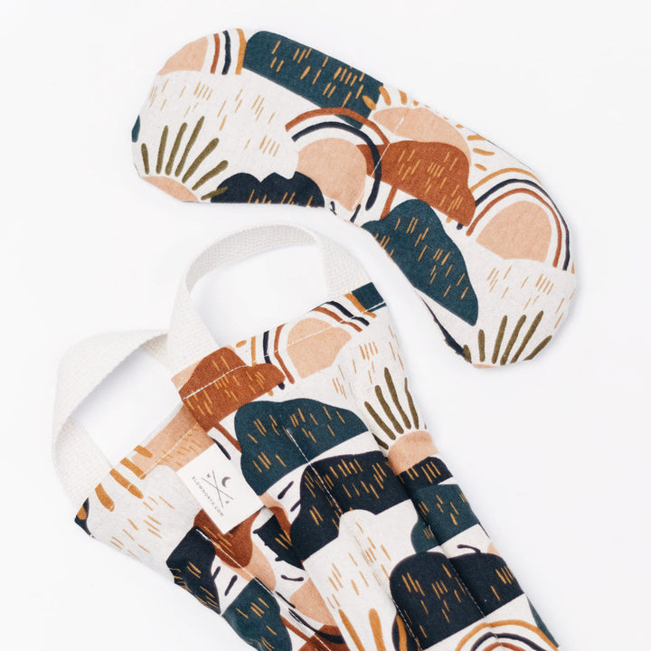 Eye Mask + Neck Wrap Bundle | Rainbow Hill