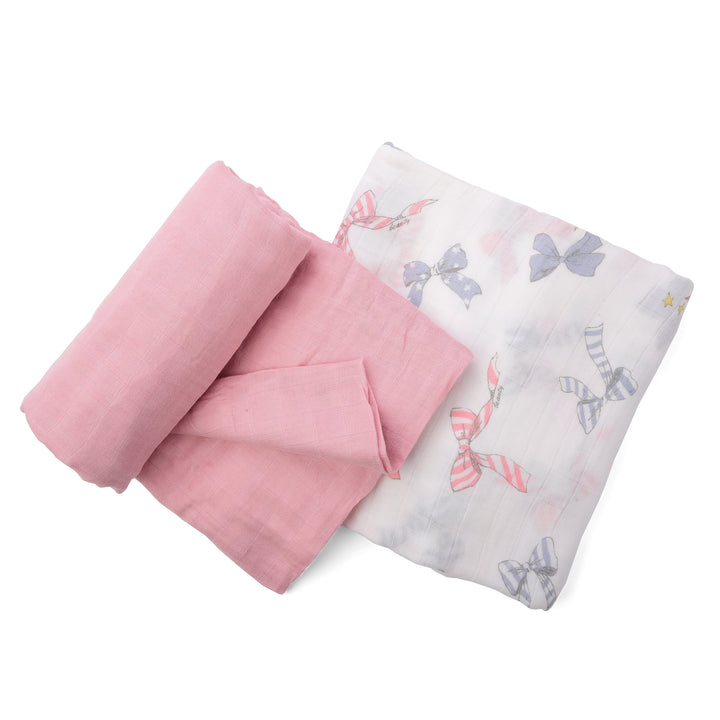 Snuggle Wrap Pastel Pink Swaddle Blanket Set