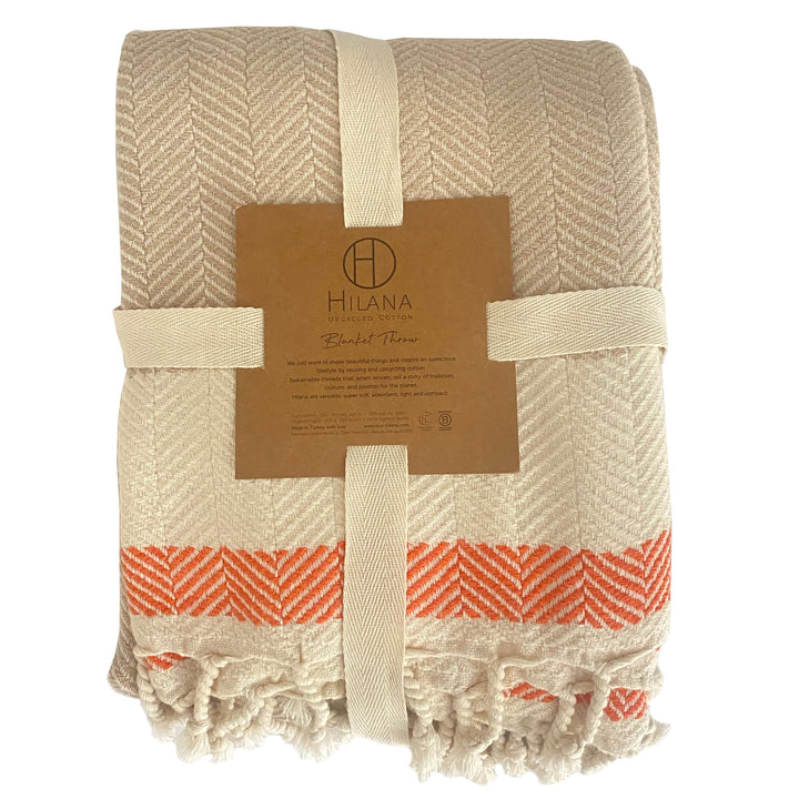 Pipa Sustainable Hand-loomed Throw Blanket