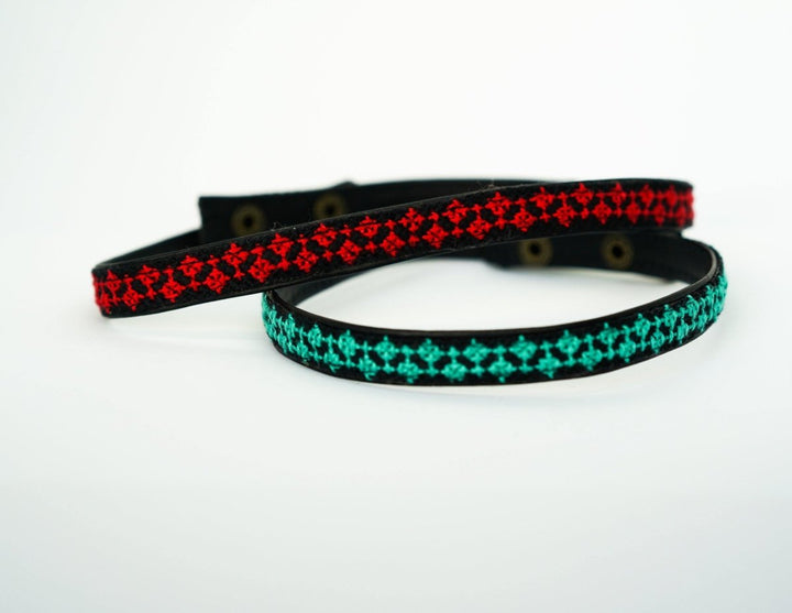 Rana Choker / Wrap Bracelet | Red
