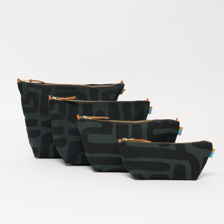 XLarge Convertible Pouch | Safari Canvas Kuba