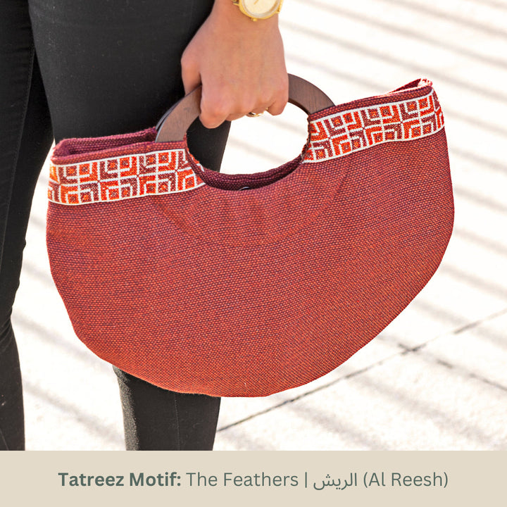 Half Moon Clutch | Red