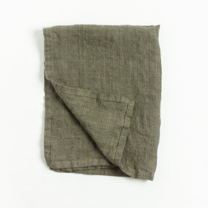 Stone Washed Linen Tea Towel