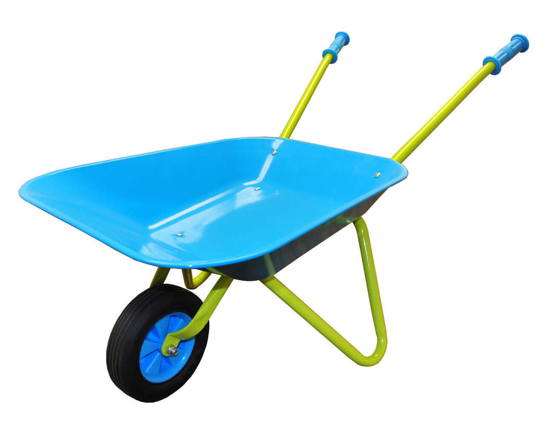JustForKids 10041 Kids Wheel Barrel Made of Real Metal - Kids Size