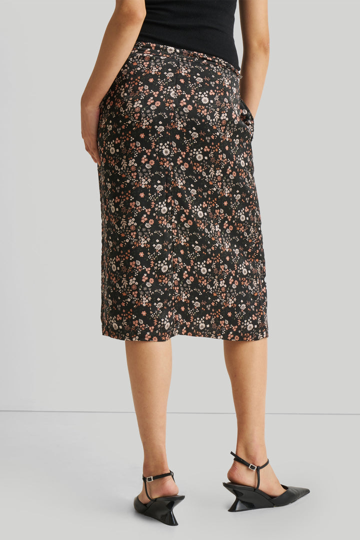 Brunch Skirt | Black Florals