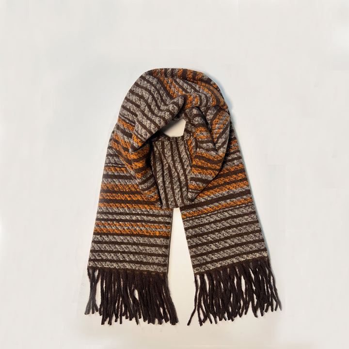 Stylish Winter Scarves - Brown