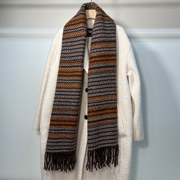 Stylish Winter Scarves - Brown