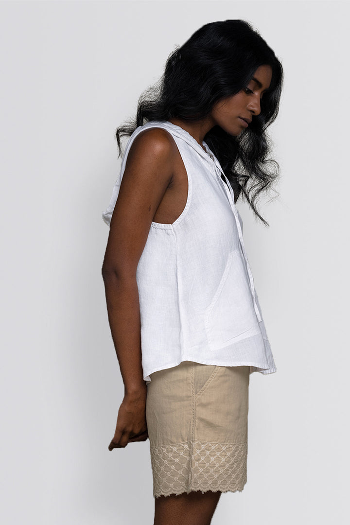 Coastal Drive Hoodie - White