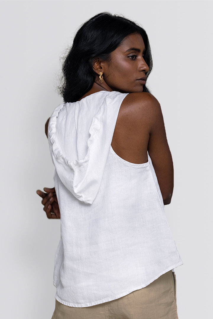 Coastal Drive Hoodie - White