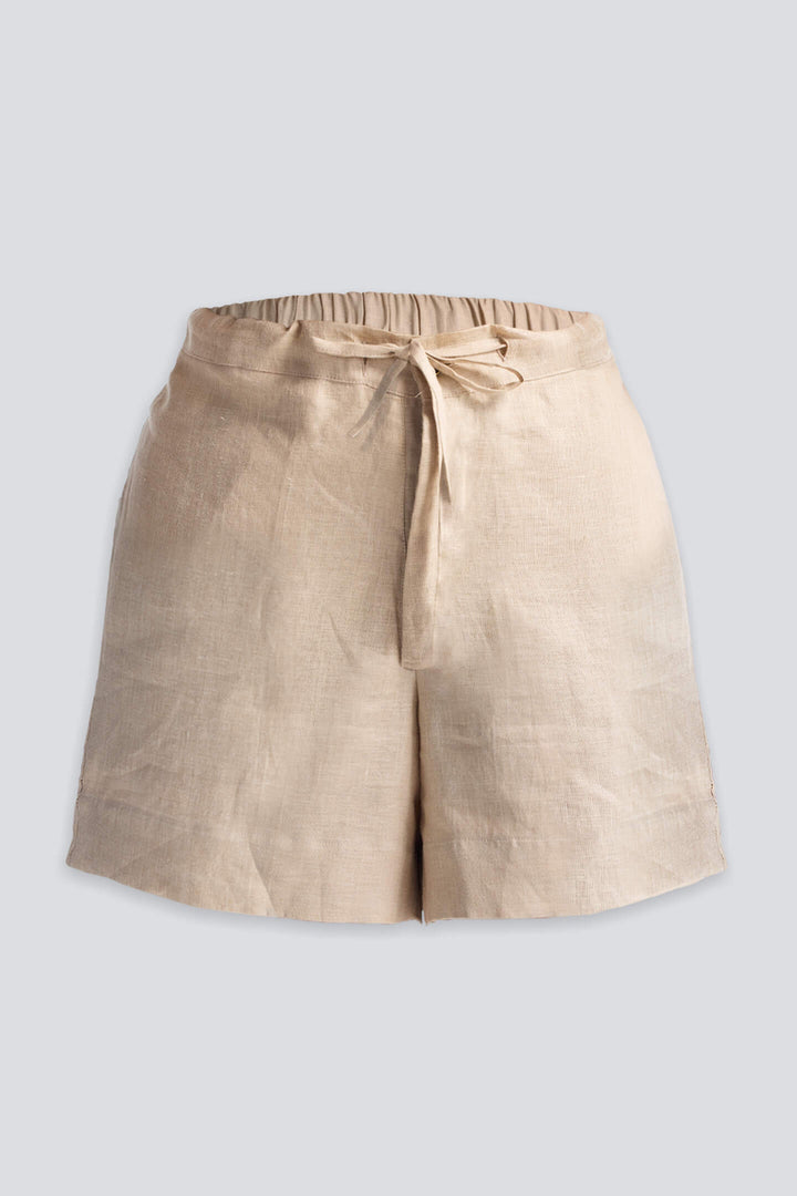 Drawstring Shorts | Neutral Beige