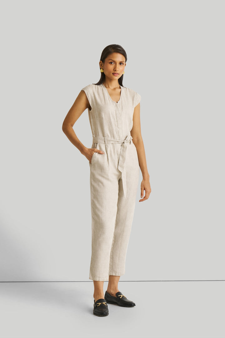 Evening Chai Jumpsuit - Light Beige