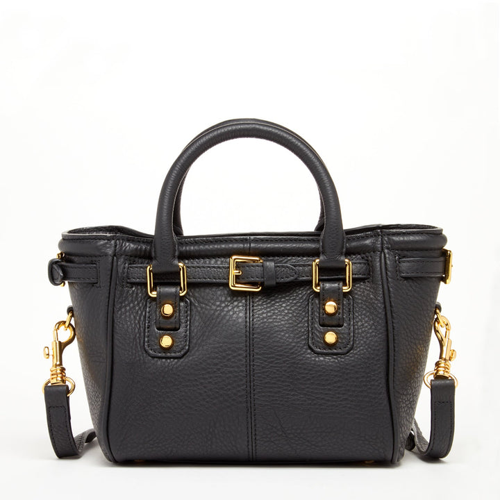 Susu The Emma Leather Satchel Bag - Black