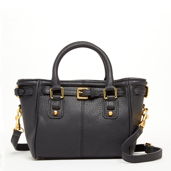 Susu The Emma Leather Satchel Bag - Black