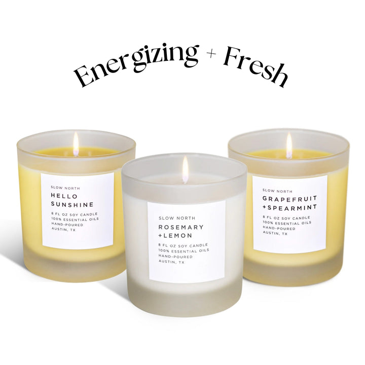 Energizing + Fresh Trio - Signature Candle Bundle