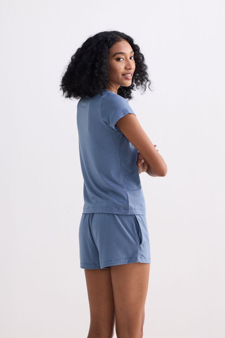 Essential Knit Shorts | Blue