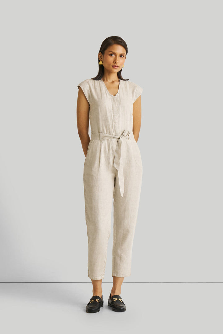Evening Chai Jumpsuit - Light Beige