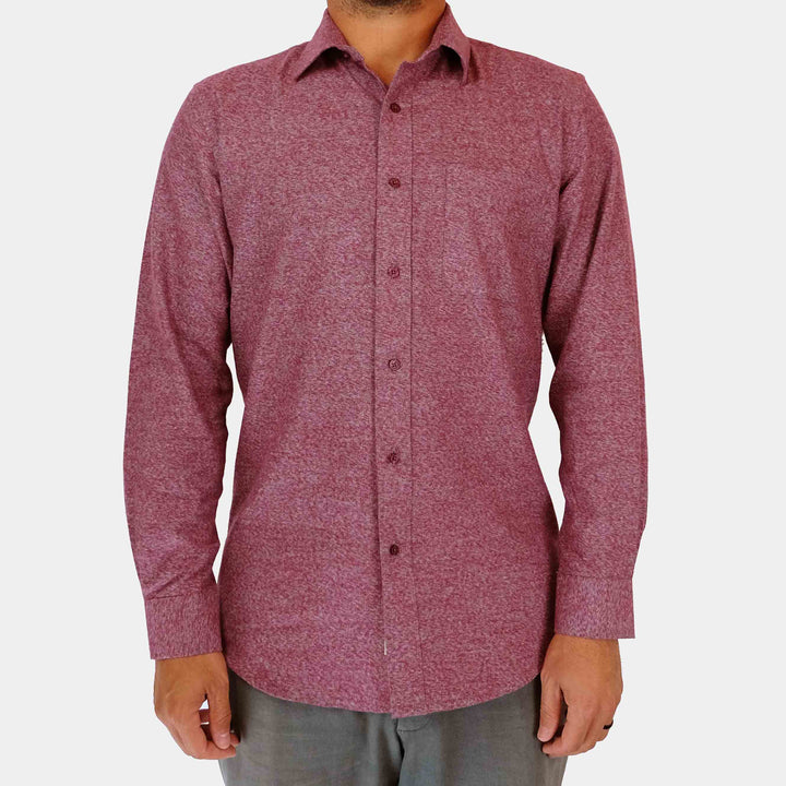 Flannel Shirt Heather - Redwood