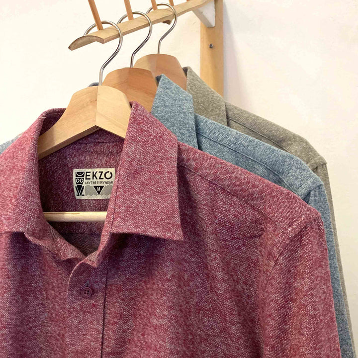 Flannel Shirt Heather - Redwood