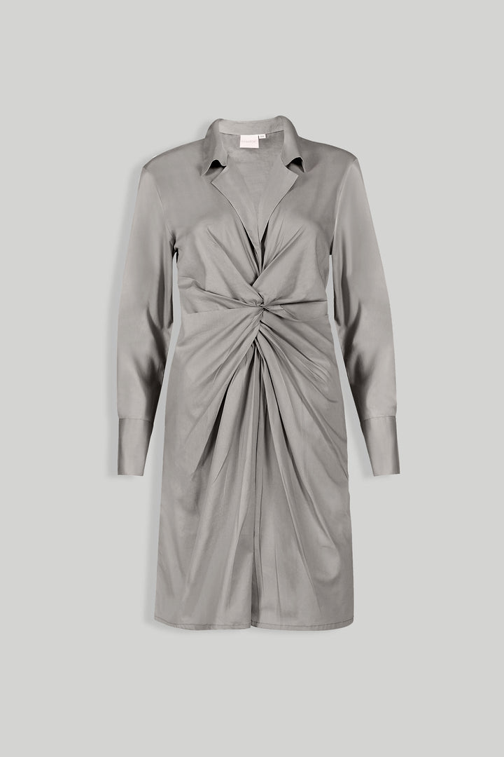 Front Twist Dress | Ecru