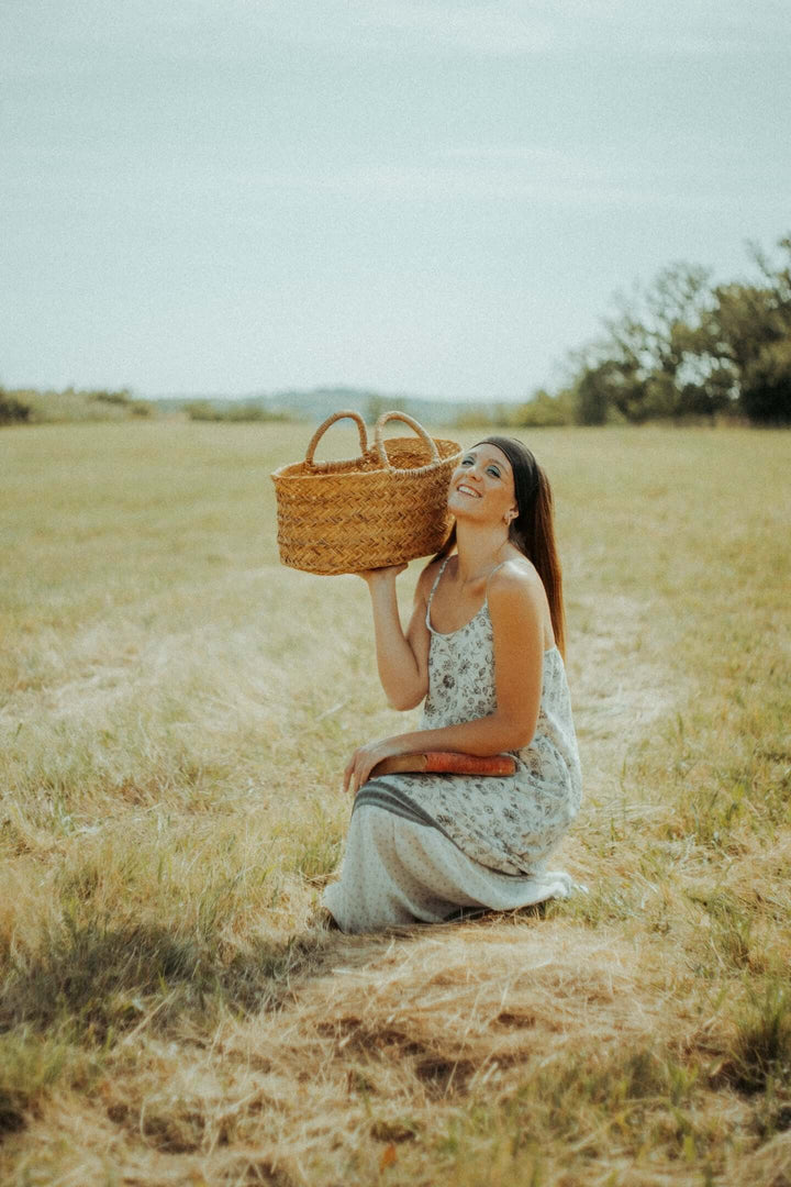 Flowy Maxi Dress - Black Florals