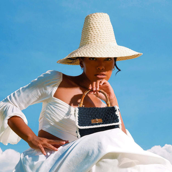 Kemala Palm Straw Hat - Beige