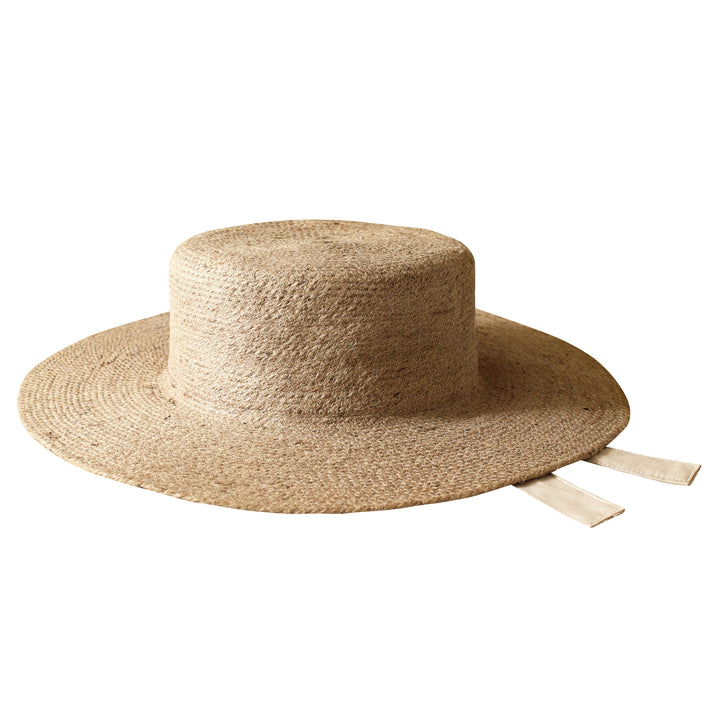 Loli Jute Straw Hat - Neutral Beige
