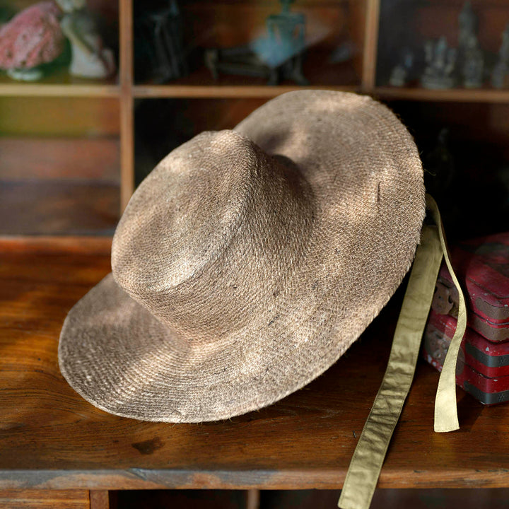 Loli Jute Straw Hat - Neutral Beige