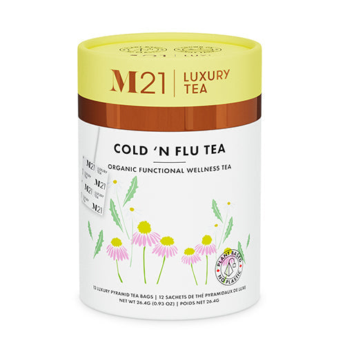 Cold 'n Flu Luxury Herbal tea - 12ct Canister