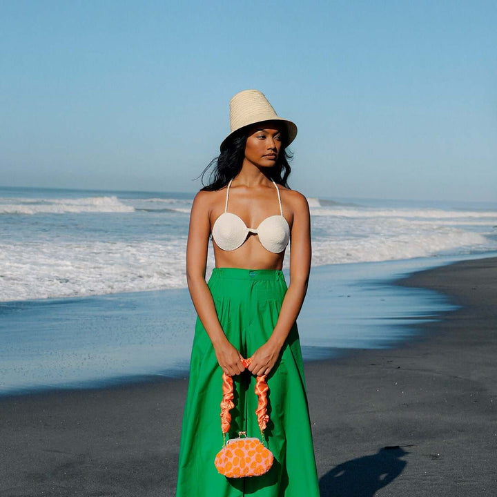 Margo Palm Straw Hat - Nude