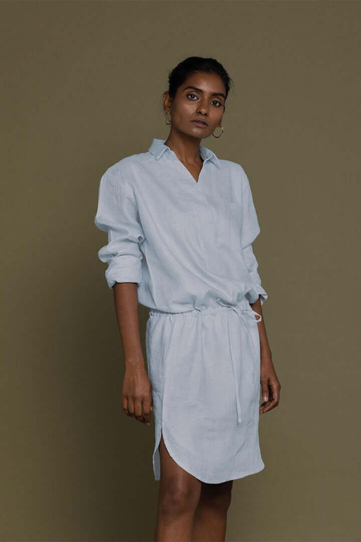 Meet me by the Cliff Dress - Blue