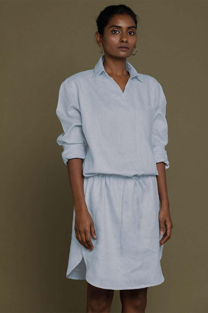 Meet me by the Cliff Dress - Blue