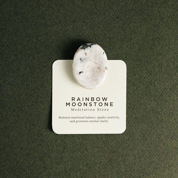 Rainbow Moonstone | Meditation Stone