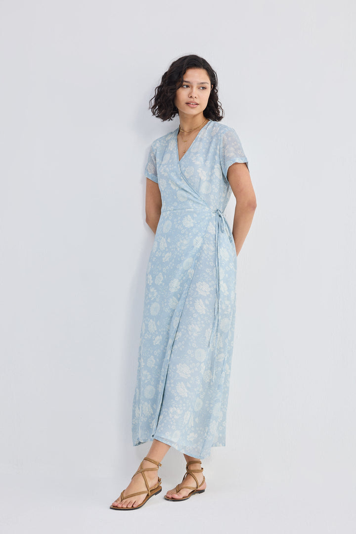 Maxi Wrap Dress | Florals