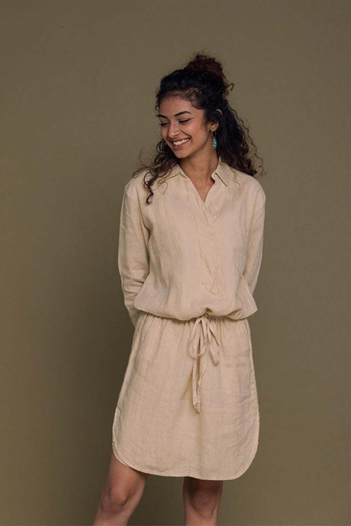 Meet me by the Cliff Dress - Sand Beige