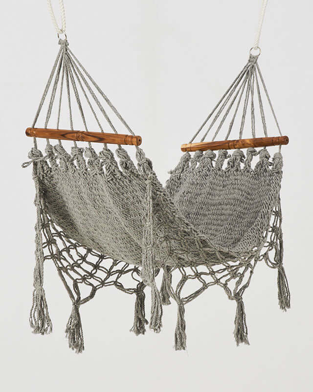 Macrame Mini Hammock/Cat Hammock - Gray