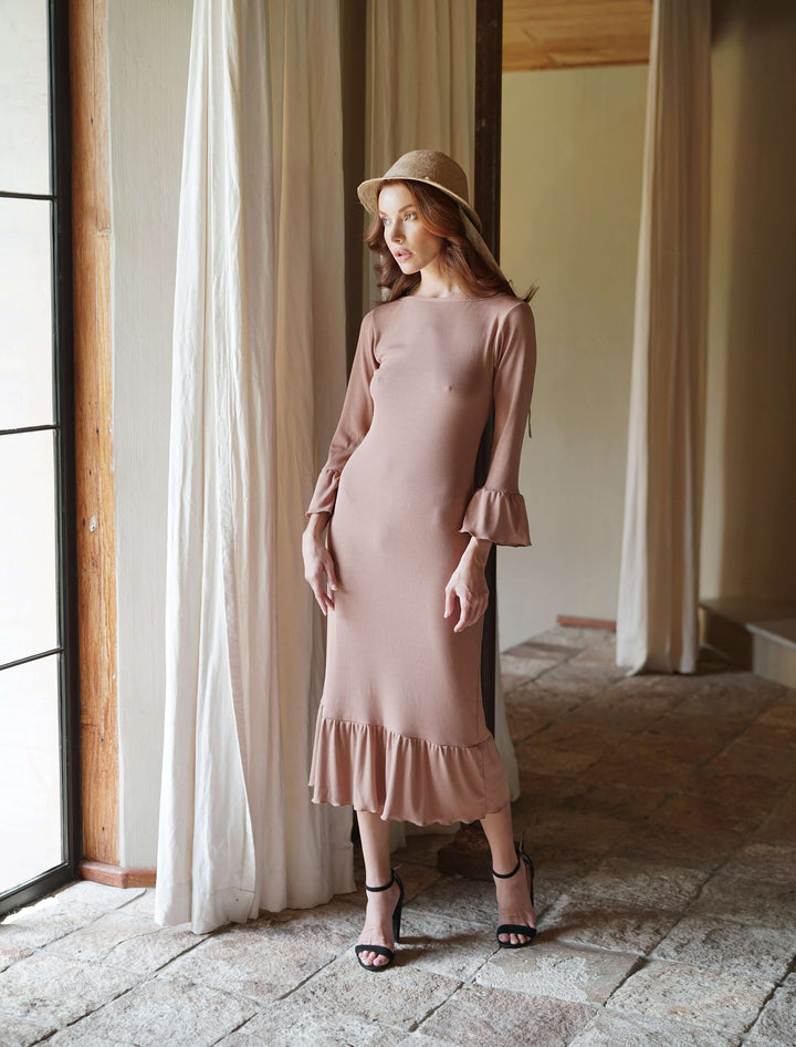 Nala Safari Jute Straw Hat - Nude