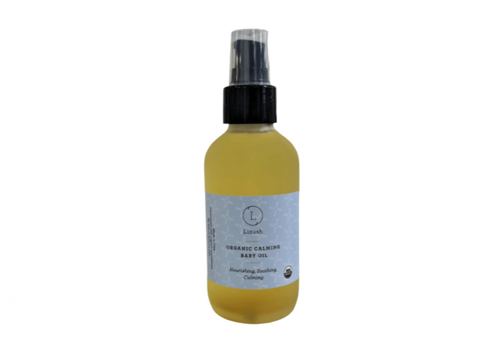 Organic Calming Baby Oil - Nourishing, Soothing, Calming