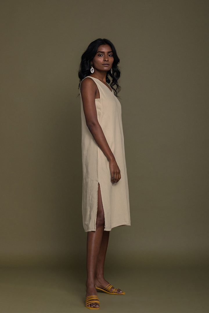 Reading Tea Leaves Dress - Sand Beige