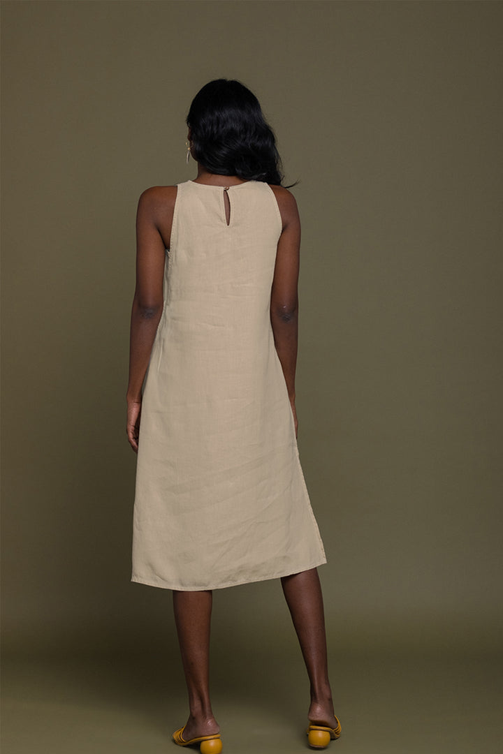 Reading Tea Leaves Dress - Sand Beige