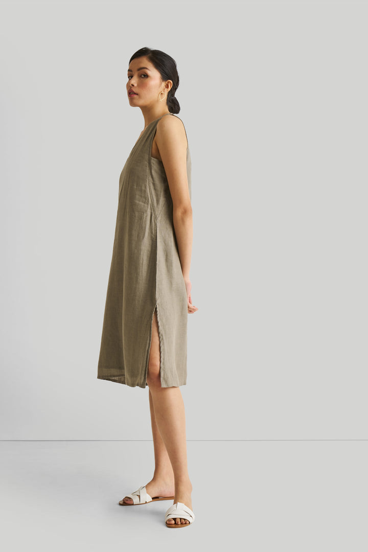 Reading Tea Leaves Dress - Dark Olive