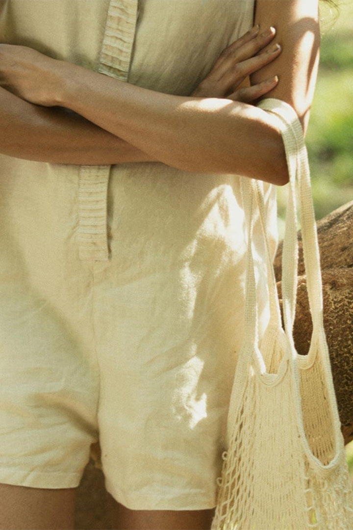 Romp and Play Romper - Sand Beige