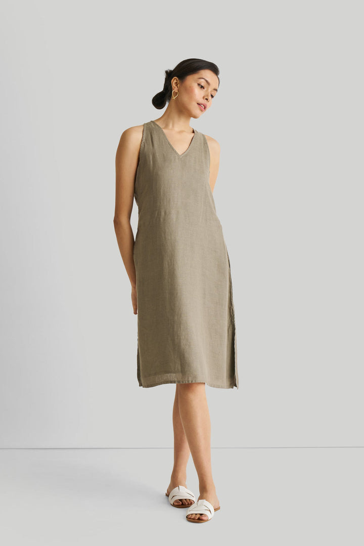 Reading Tea Leaves Dress - Dark Olive