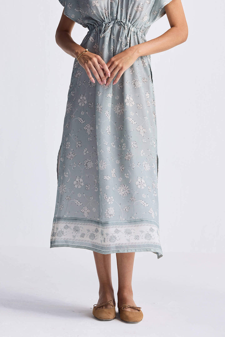 Gathered Maxi Dress | Sage Green