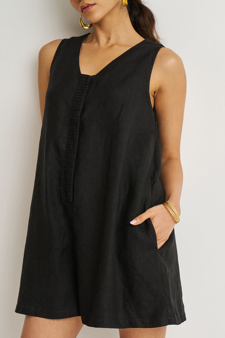 Romp and Play Romper - Black