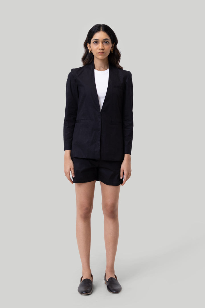 Summer Heat Blazer - Black