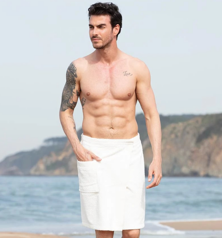 Men's Turkish Cotton Towel Wrap