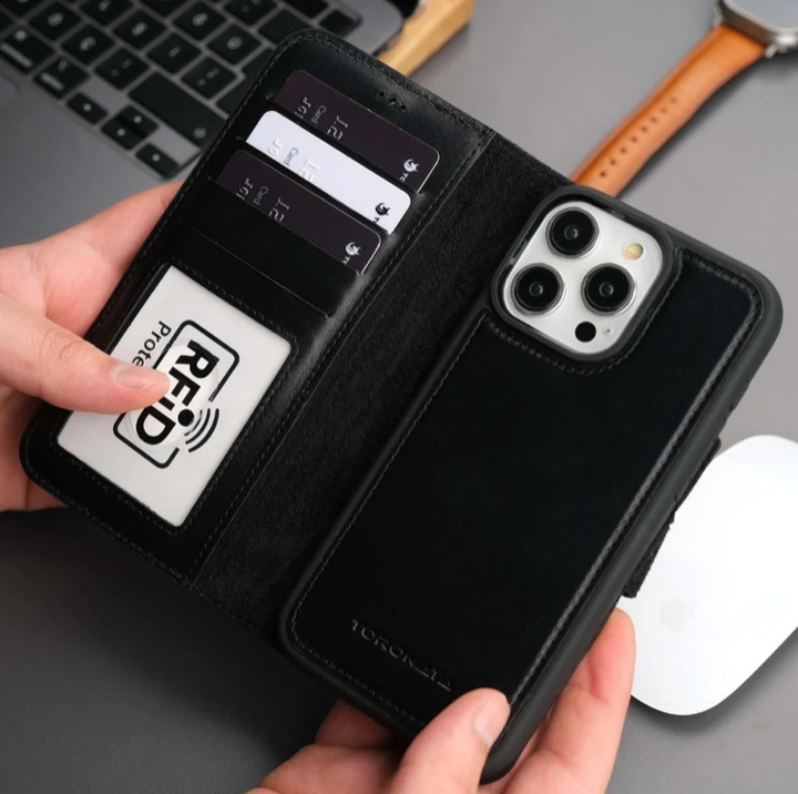 Casper iPhone 16 Pro Max Wallet Case Leather MagSafe