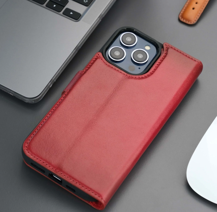 Casper iPhone 16 Pro Max Wallet Case Leather MagSafe