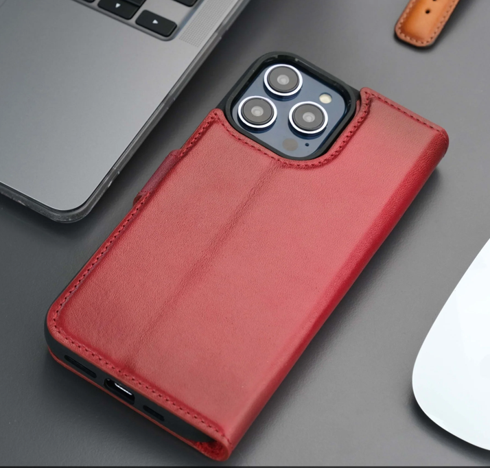 Casper Leather iPhone 15 Pro Wallet Case | MagSafe